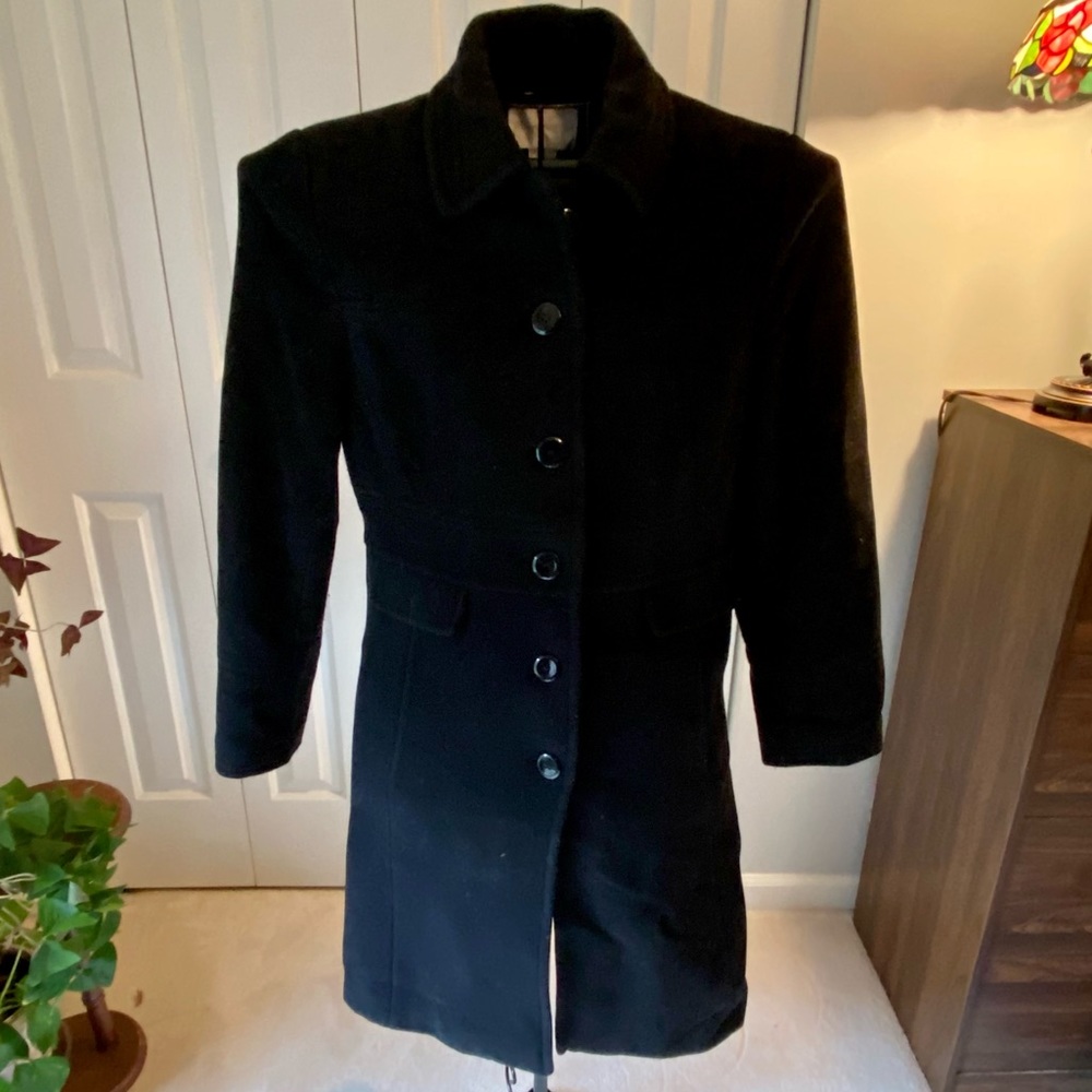 Womens Wool A-Line Coat